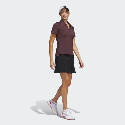 Women's adidas Ultimate365 Heathered Twistknit Polo Shirt