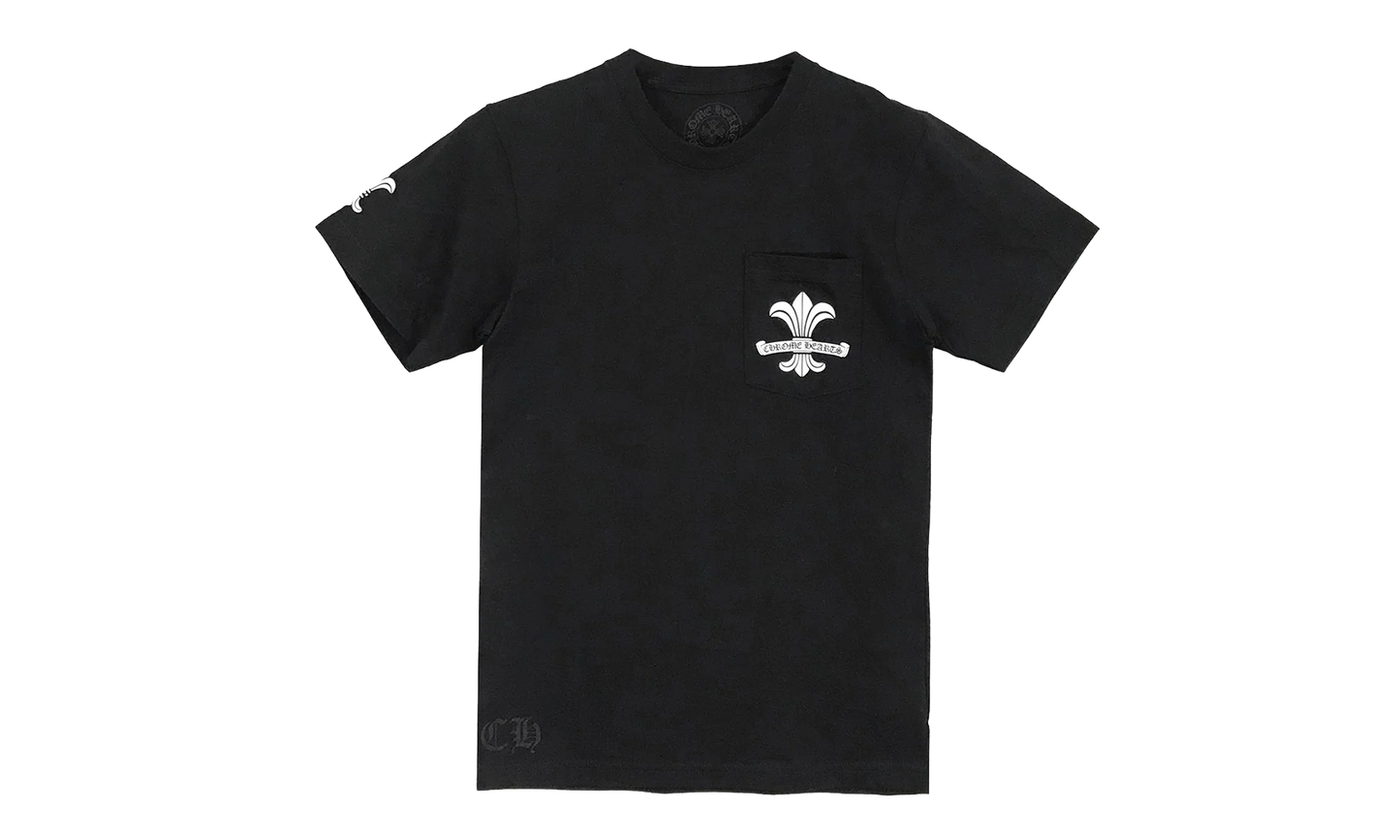Fleur Scroll Logo Tee "Black" CHRM0763