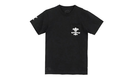 Fleur Scroll Logo Tee "Black" CHRM0763
