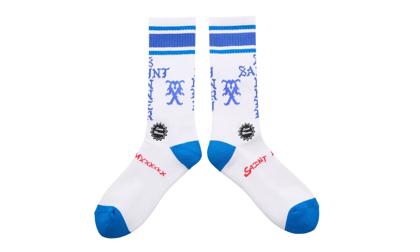 Sinner Sock "White / Blue" SM HR1 0000 109