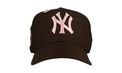 59FIFTY New York Yankees 50th Anniversary No Bad Brims Fitted Hat "Brown / Pink" NE274