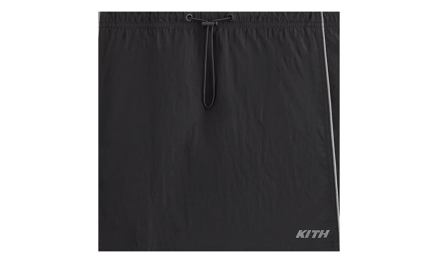 Lowen Nylon Track Skirt "Black" KITH57