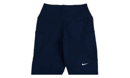 One High-Waisted 7/8 Leggings with Pockets WMNS "Midnight Navy / White" FN3241 413