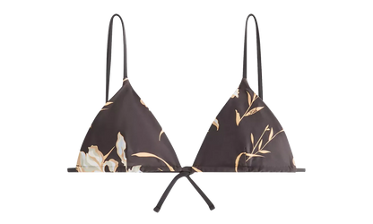 Lucia II Iris Floral Triangle Top WMNS "Dark Grey" KITH121