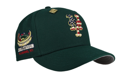 59FIFTY New York Mets USA Shea Stadium Fitted Hat "Green" NE427
