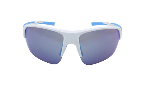 Changeup Dual Sunglasses "Gray Mirror - Shiny White / Carolina Blue" S8650129 039