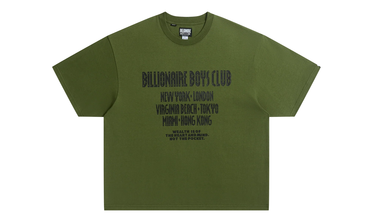 Knit Boxy Fit Tee "Cypress Green" 861 1313 CYP