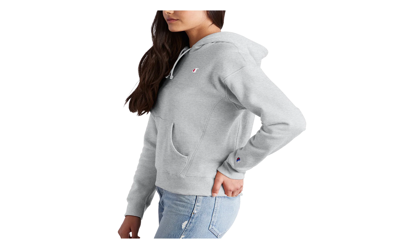 Reverse Weave Fleece Pullover Hoodie WMNS "Oxford Grey" GF757 806