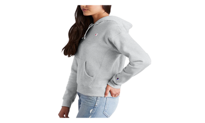 Reverse Weave Fleece Pullover Hoodie WMNS "Oxford Grey" GF757 806
