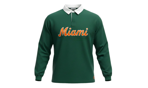 EE RUGBY CORE POLO "MIAMI - Green/Orange" EE741