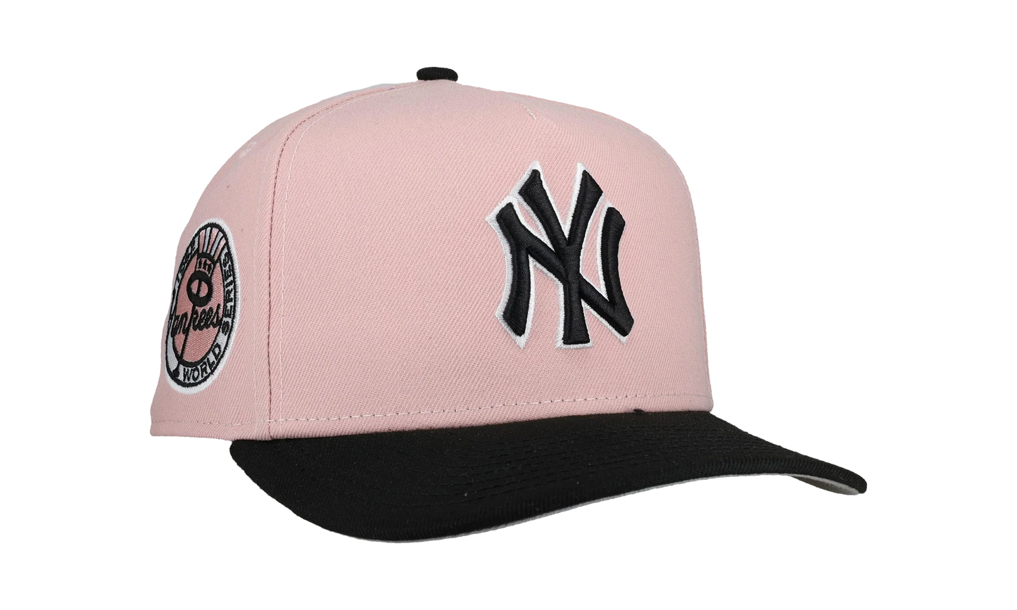 9FIFTY New York Yankees 1962 World Series Rogue A Frame Snapback Hat "Pink / Rogue" NE235