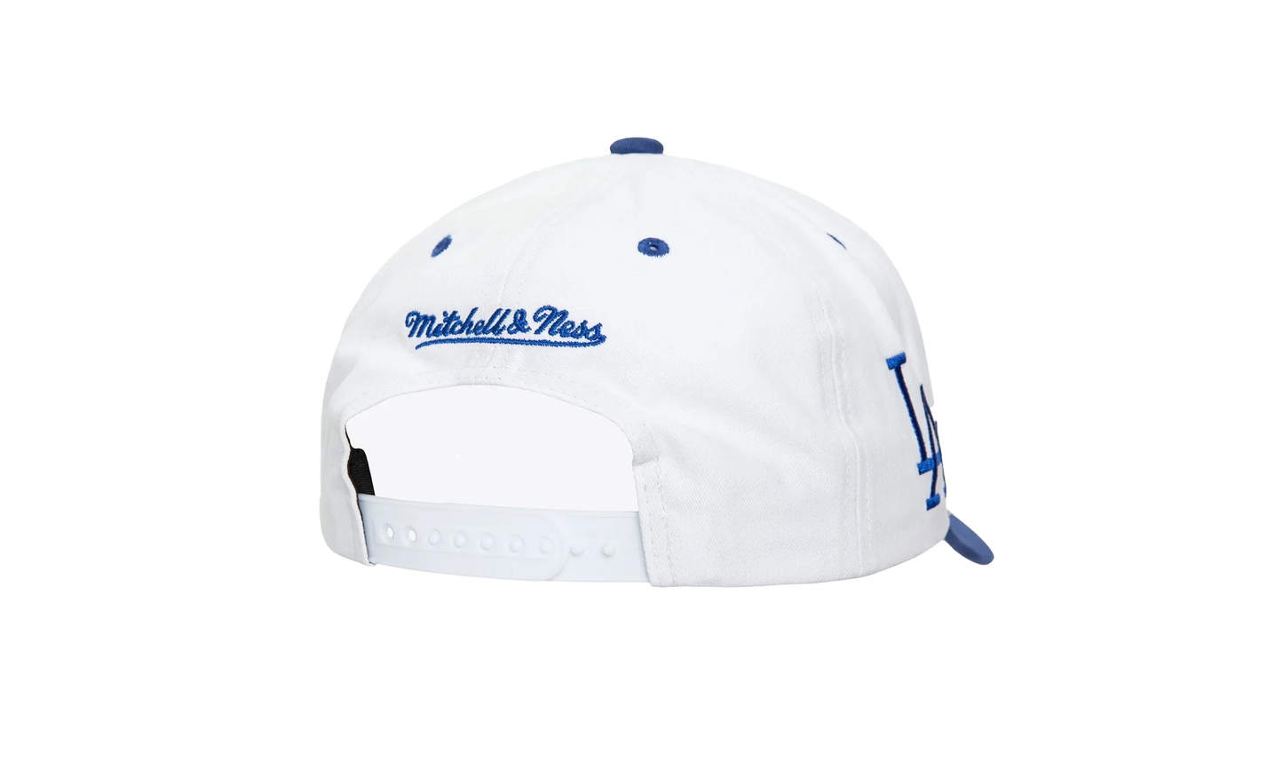 MLB Cooperstown Flipped Pro Snapback Cap "Los Angeles Dodgers - White" HP8181 LADWHIT
