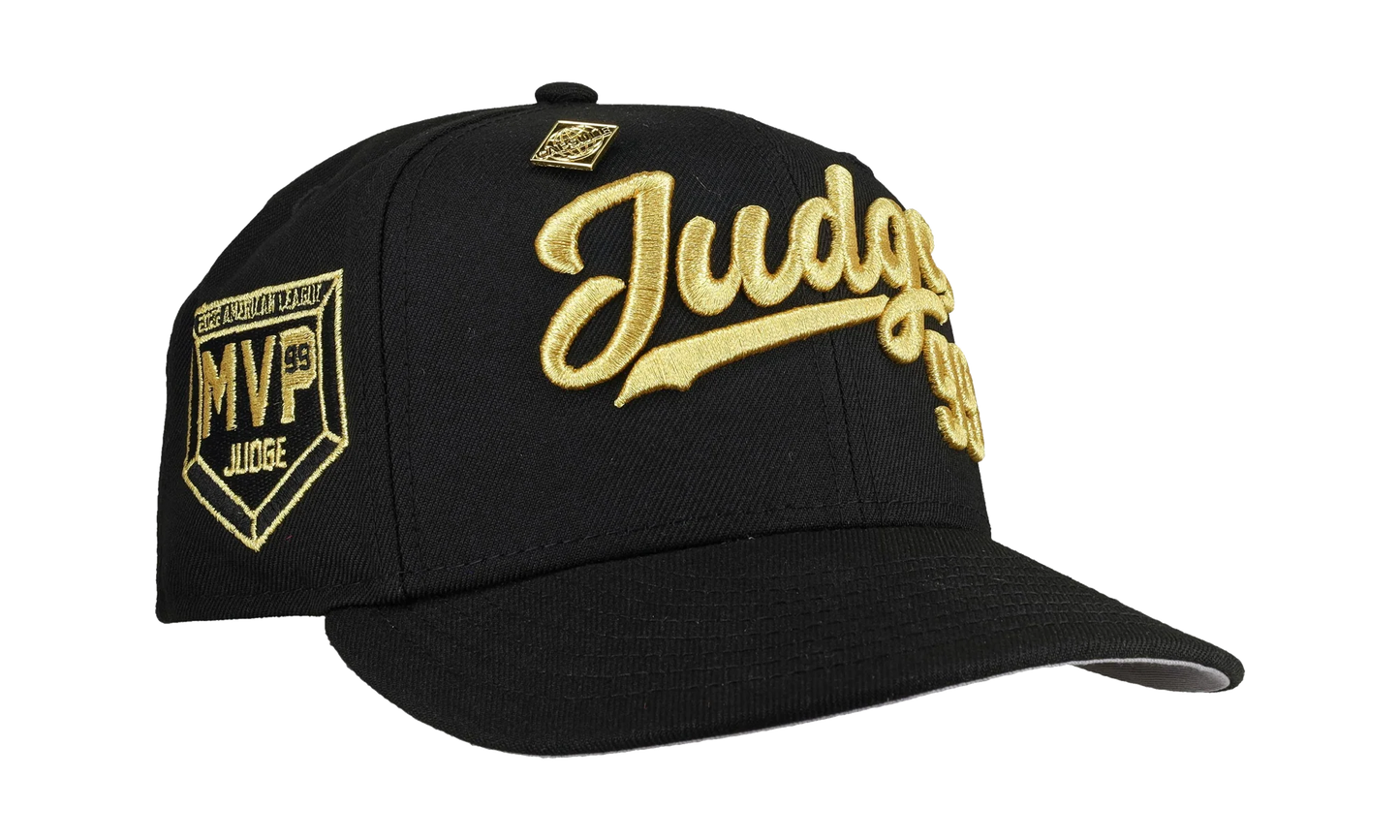 59FIFTY New York Yankees Aaron Judge MVP Fitted Hat "Black / Gold" NE276