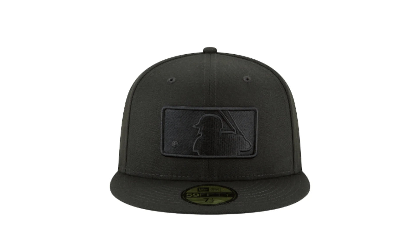 MLB Batterman Logo Blackout Basic 59FIFTY Fitted Hat "Black" 11591133