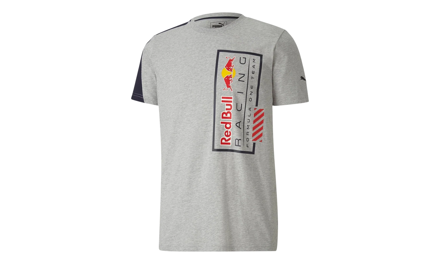 RED BULL RACING LOGO TEE + "Light Gray Heather" 596221 02