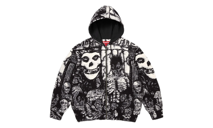The Misfits® Zip Up Hooded Sweater "SS26 - Black" SU27403
