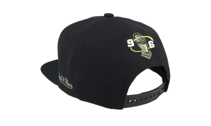 NBA Hardwood Classics 96 Champ Flipside Snapback Cap "Chicago Bulls - Black" HS8039 CBUBLCK