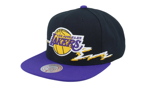 NBA Life Line Snapback Cap "Los Angeles Lakers - Black" HS9550 LALBLCK