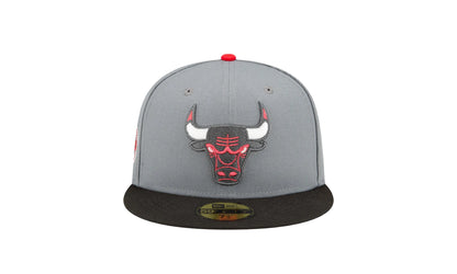 Chicago Bulls Championship 59FIFTY Fitted Hat "Grey" 70808387