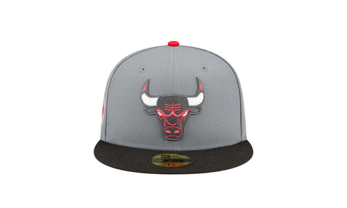 Chicago Bulls Championship 59FIFTY Fitted Hat "Grey" 70808387