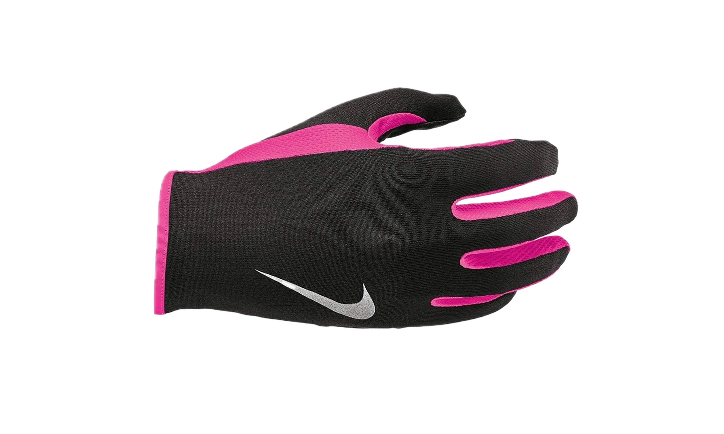 RUN DRY HEADBAND AND GLOVE SET "Black / Hyper Pink / Silver" N.000.3558.965