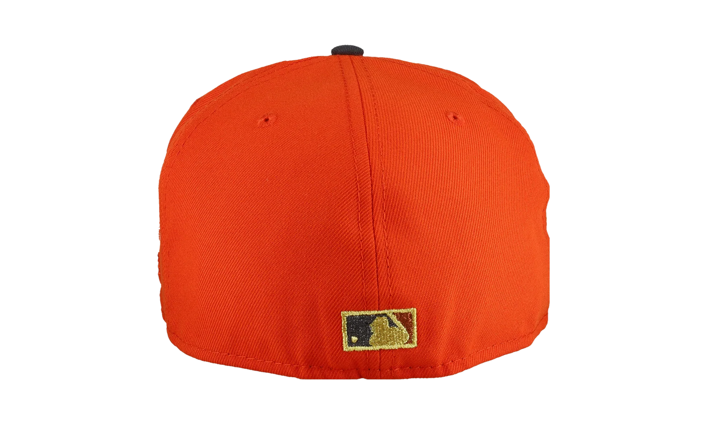59FIFTY New York Mets 2000 World Series Fitted Hat "Orange / Gray" NE184