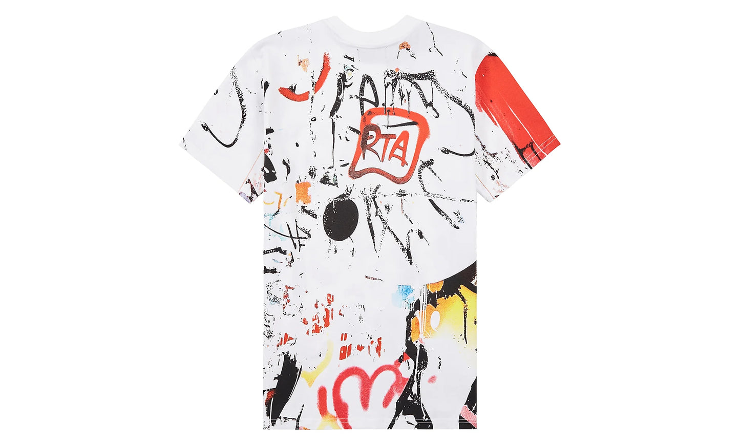 Liam Graffiti Tee "White" T1192WTGFT