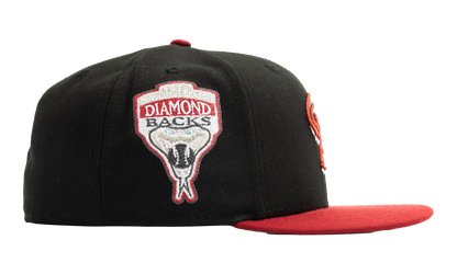 59FIFTY Arizona Diamondbacks 1998 Inaugural Season Fitted Hat "Black / Red" NE488