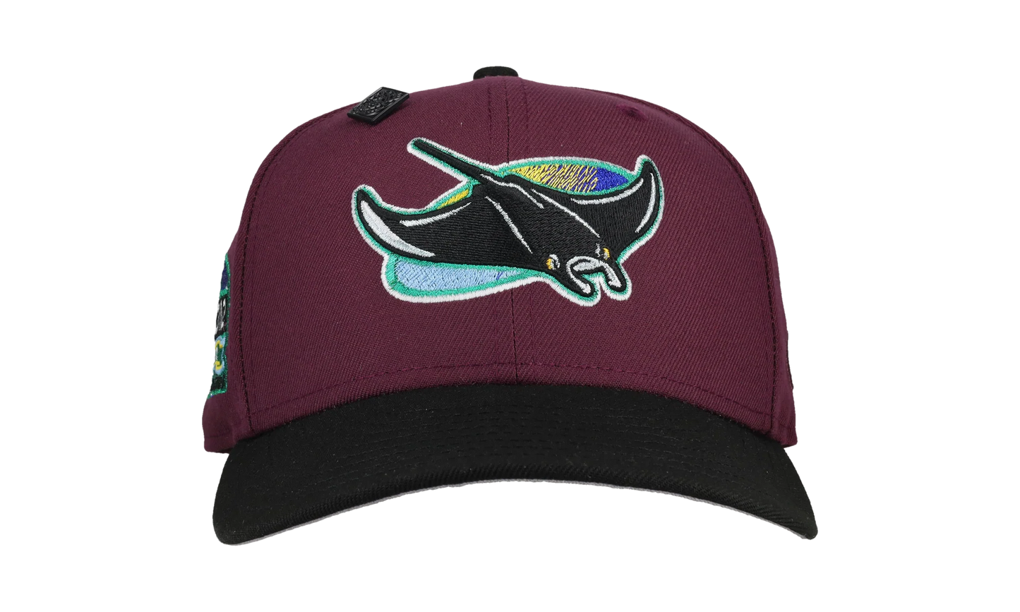 59FIFTY Tampa Bay Rays Tropicana Field Fitted Hat "Plum / Black" NE391