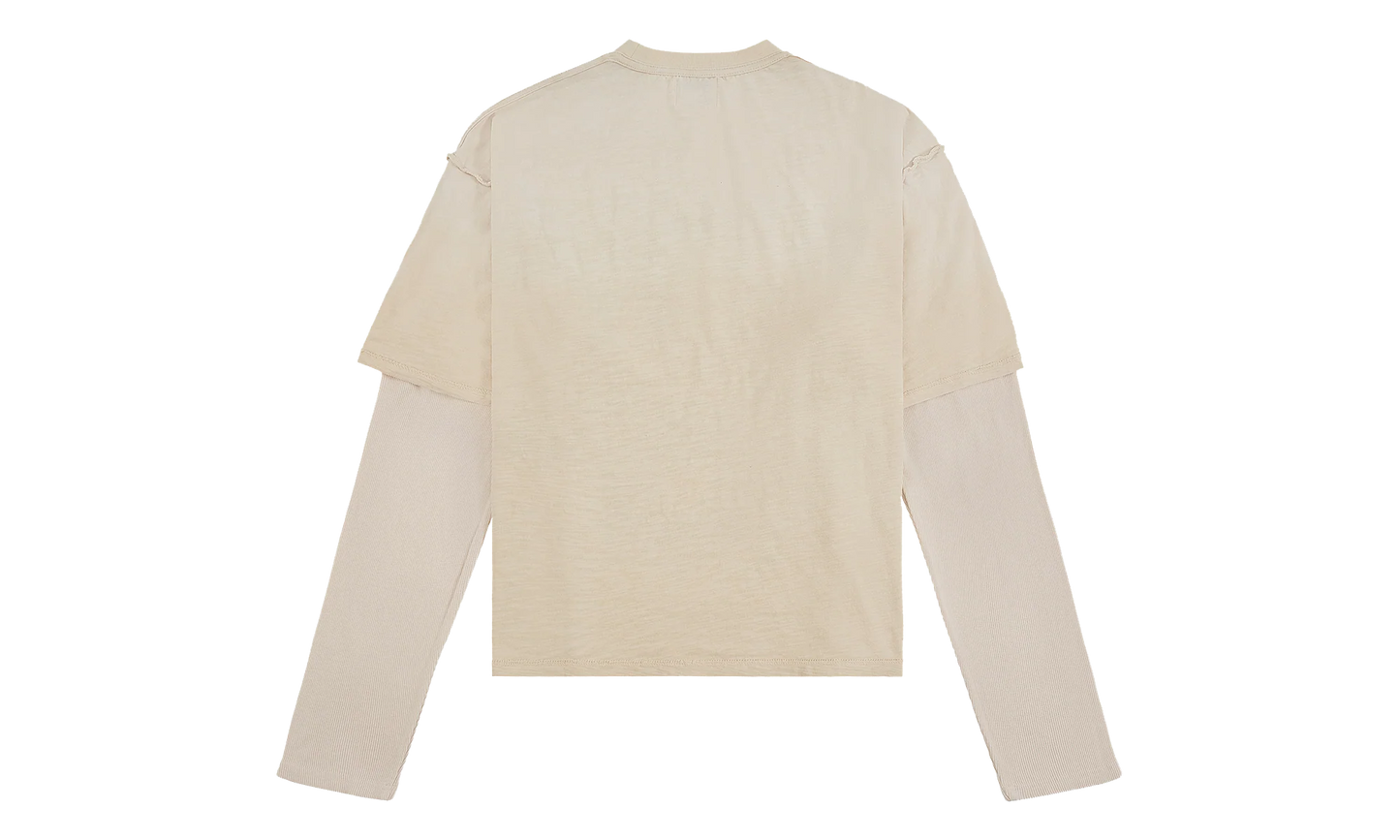 Hot As Hell Layered Tee "Antique White" DSM S26 021