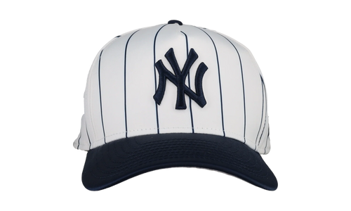 9FIFTY New York Yankees Pinwheel A Frame Snapback Hat "White / Navy" NE325