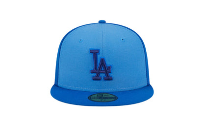 Los Angeles Dodgers Tri-Tone Team 59FIFTY Fitted Hat "Blue" 60355914