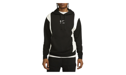 Air Fleece Pullover Hoodie "Black / Summit White" FN7691 010
