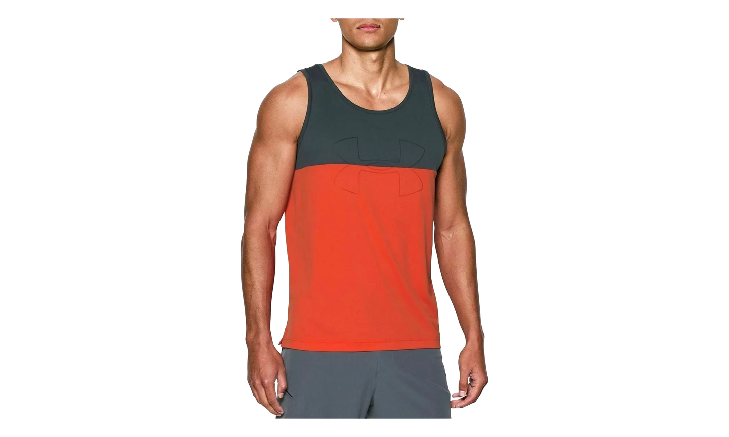 Fractal Tank Top "Dark Orange / Stealth Gray" 1290524 860