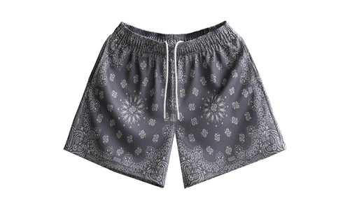 Paisley Shorts "Grey" BS71