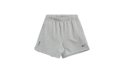 NOCTA CARDINAL FLEECE SHORT "Dark Grey Heather / Matte Silver / Black" FQ0408 063