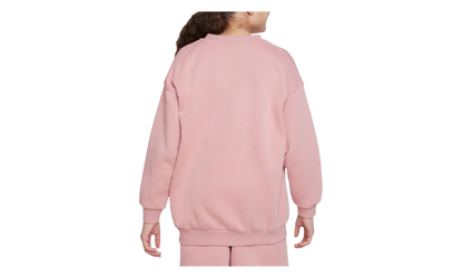 Sportswear Club Fleece Girls' Oversized Sweatshirt GS "Red Stardust" FD2923 618