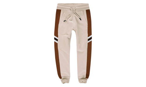 Jordan Color Block Stripes Sweatpants TD "Beige" 8337K Desert