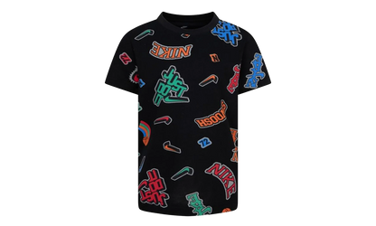 Swoosh 'Just Do It' Tee GS "Black / Multicolor" 86M360 023