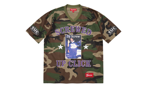 DJ Screw Football Jersey "SS26 - Woodland Camo" SU27358