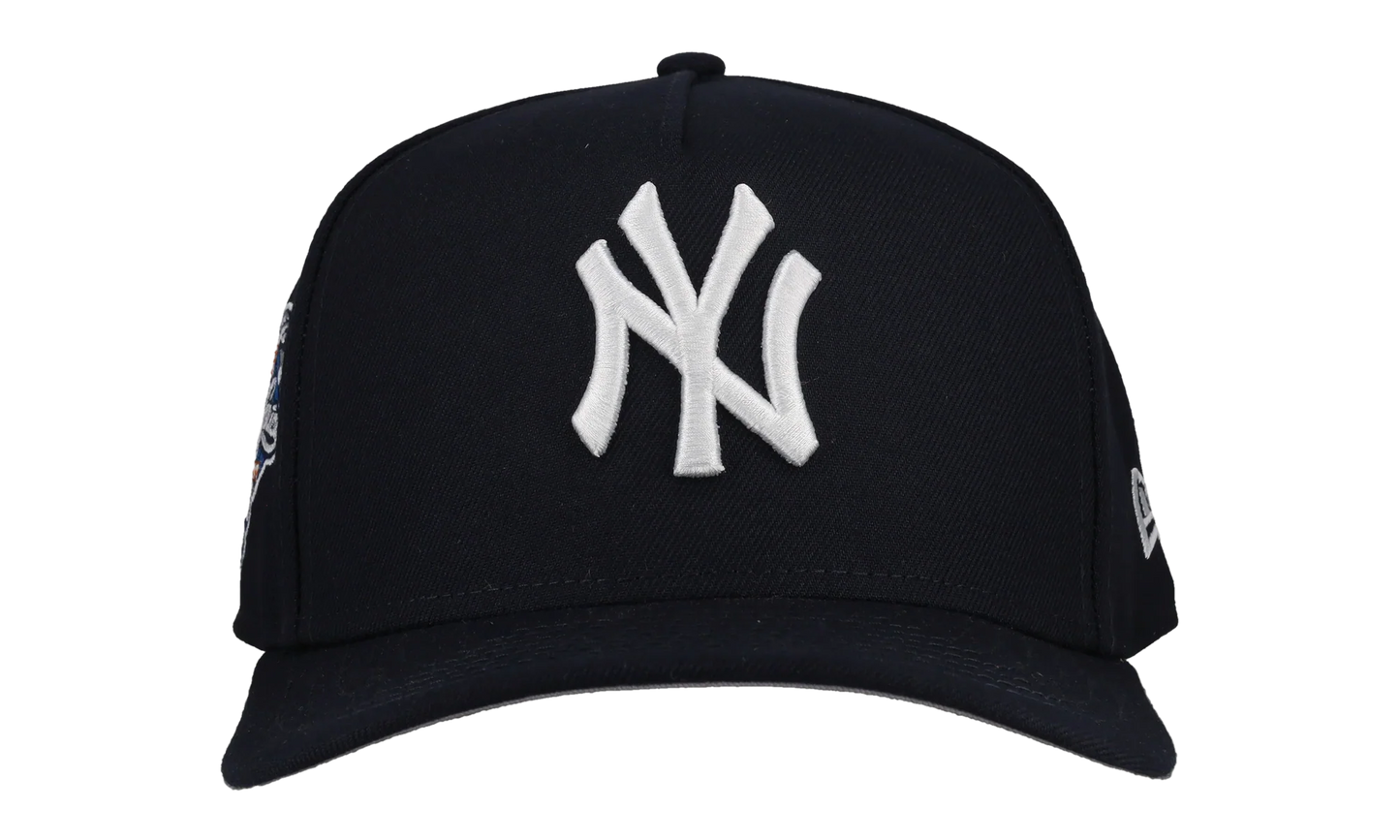 9FIFTY New York Yankees 2000 Team Color A Frame Snapback Hat "Black (Grey Brim)" NE480