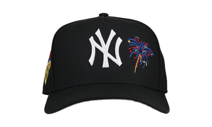 9FIFTY New York Yankees Firework USA A Frame Snapback Hat "Black" NE283