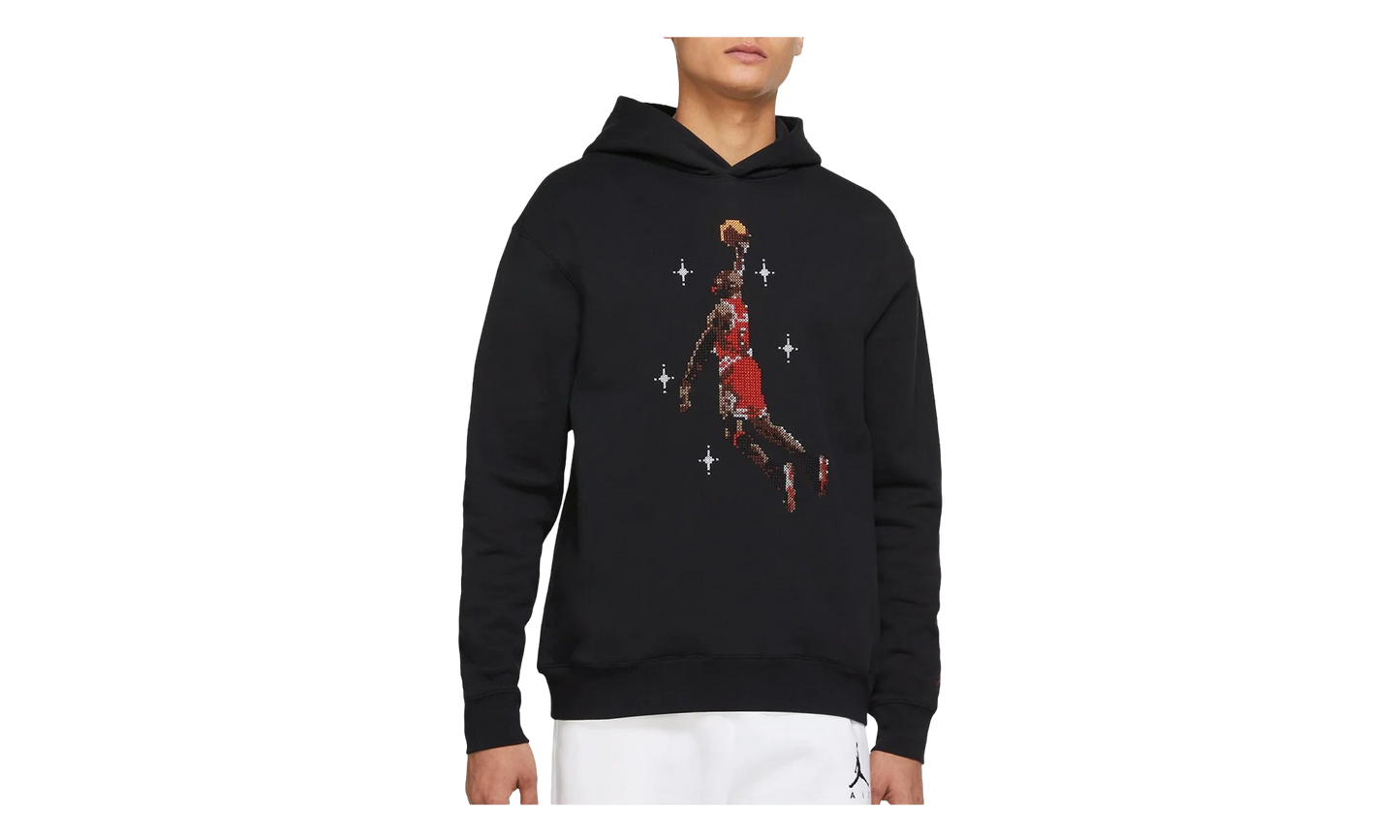 Air Jordan Essential Graphic Fleece Hoodie "Black" DC9713 010
