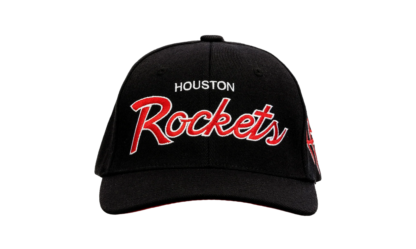 NBA Team Script 2.0 Stretch Snapback Cap "Houston Rockets - Black" HHSS3281 HROYYPPPBLCK
