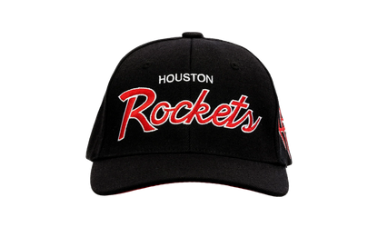 NBA Team Script 2.0 Stretch Snapback Cap "Houston Rockets - Black" HHSS3281 HROYYPPPBLCK