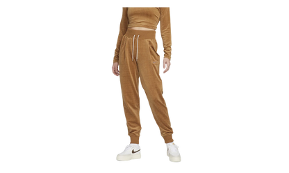 Sportswear High-waisted Velour Joggers WMNS "Ale Brown / Ironstone" DV7820 270