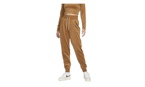 Sportswear High-waisted Velour Joggers WMNS "Ale Brown / Ironstone" DV7820 270