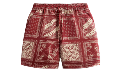 Silk Twill Lewis Shorts "Bitters" KHM060592 697
