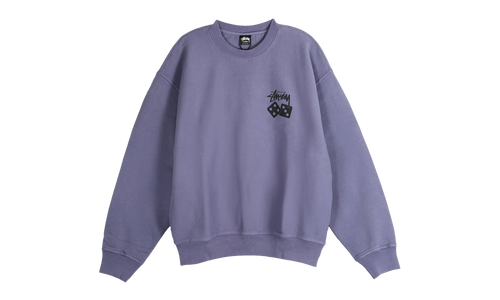 Dice Pig Dyed Crew Sweatshirt "GRAPE" 1915077 GRPE