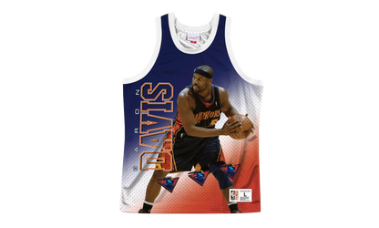 NBA Behind The Back Jersey "Golden State Warriors Baron Davis" MSTKMI19002 GSWWHITBDV